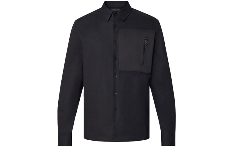 Рубашка мужская Louis Vuitton с вертикальным карманом, черный
Рубашка мужская Louis Vuitton с вертикальным карманом, черный