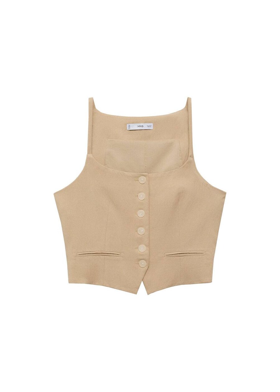Костюмный жилет MANGO Deia, Beige
Костюмный жилет MANGO Deia, Beige