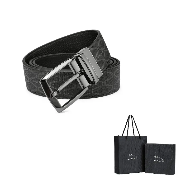 JAGUAR Кожаный ремень мужской черный шириной 3,5 см, Black
JAGUAR Кожаный ремень мужской черный шириной 3,5 см, Black