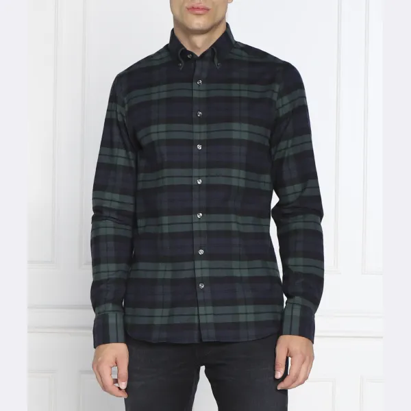 Рубашка узкого кроя с начесом Oscar Jacobson, черный
Рубашка узкого кроя с начесом Oscar Jacobson, черный