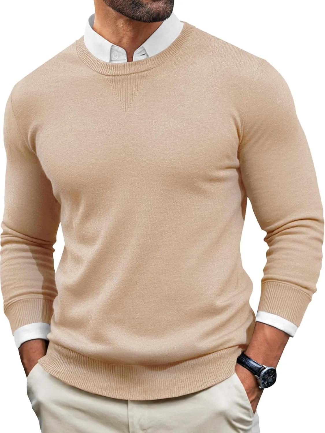 Runcati мужской свитер Crewneck Casual легкий облегающий пуловер
Runcati мужской свитер Crewneck Casual легкий облегающий пуловер