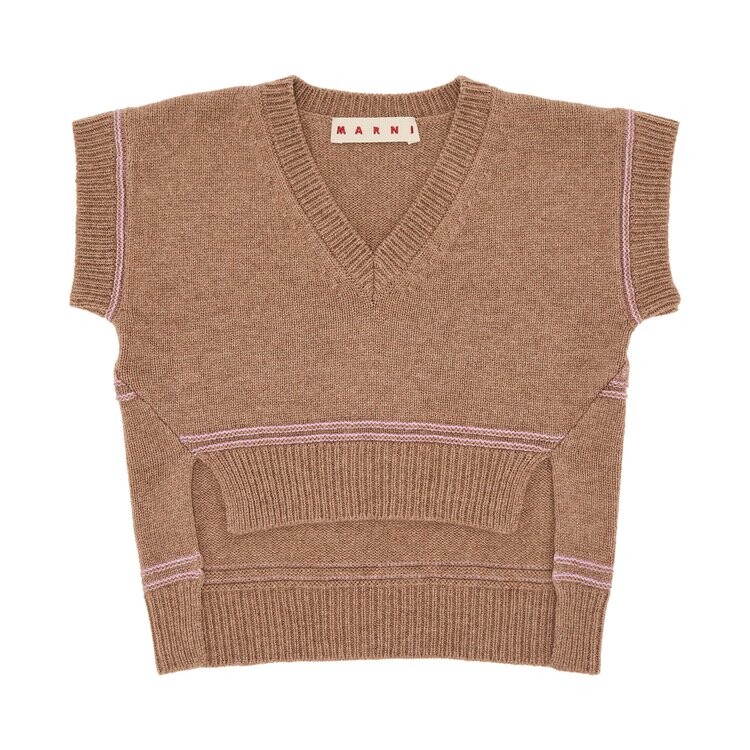 Свитер Marni Logo Virgin Wool V Neck Sweater, бежевый
Свитер Marni Logo Virgin Wool V Neck Sweater, бежевый