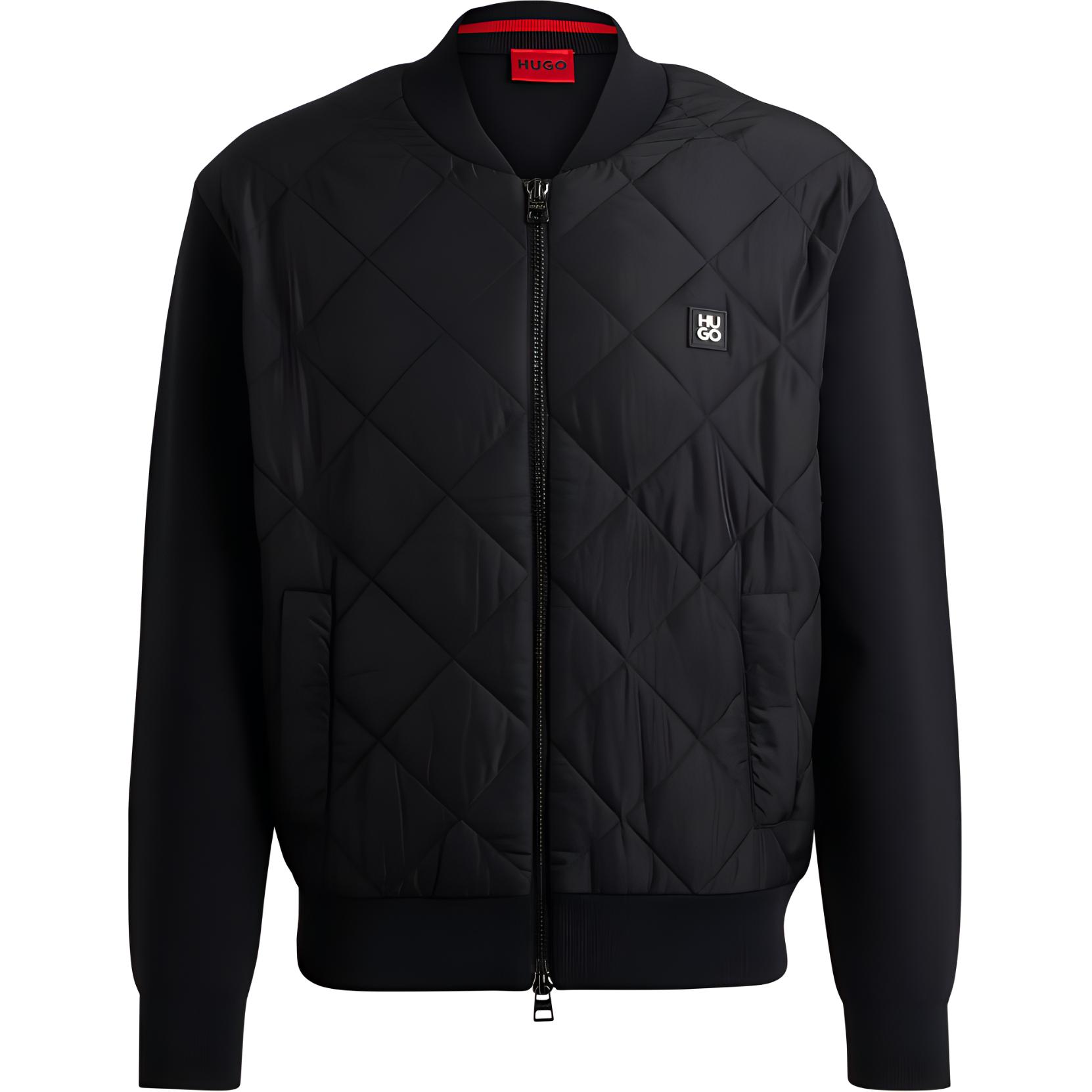 Куртка-бомбер HUGO BOSS с аппликацией логотипа, черный
Куртка-бомбер HUGO BOSS с аппликацией логотипа, черный