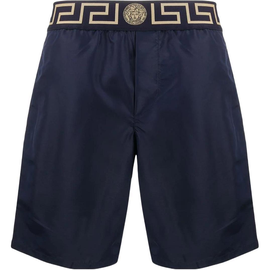 Шорты для плавания с поясом greca VERSACE, синий
Шорты для плавания с поясом greca VERSACE, синий
