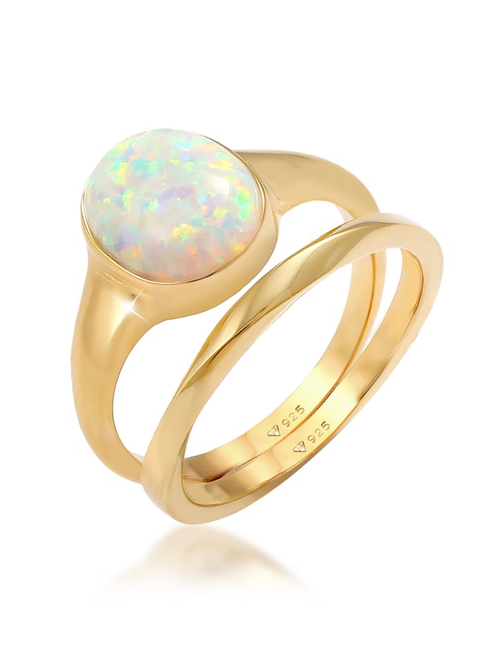 Elli Кольцо из серебра 925 пробы с витой золотой отделкой
Elli Кольцо из серебра 925 пробы с витой золотой отделкой