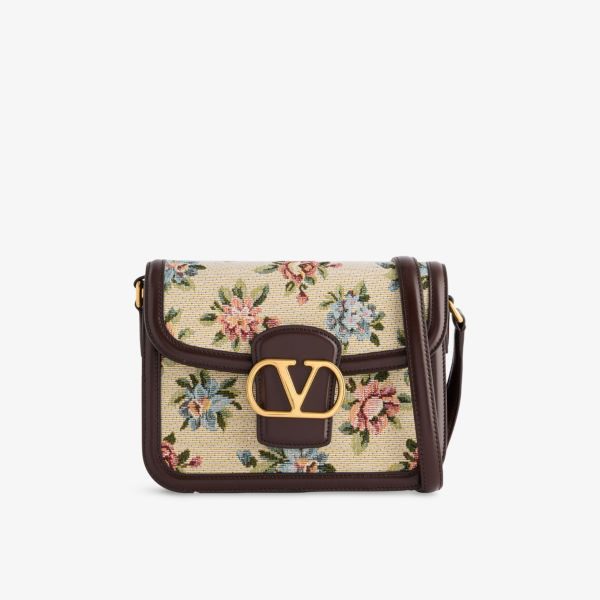 Сумка Valentino Garavani 9To5 с мелким цветочным жаккардом, коричневый / белый
Сумка Valentino Garavani 9To5 с мелким цветочным жаккардом, коричневый / белый