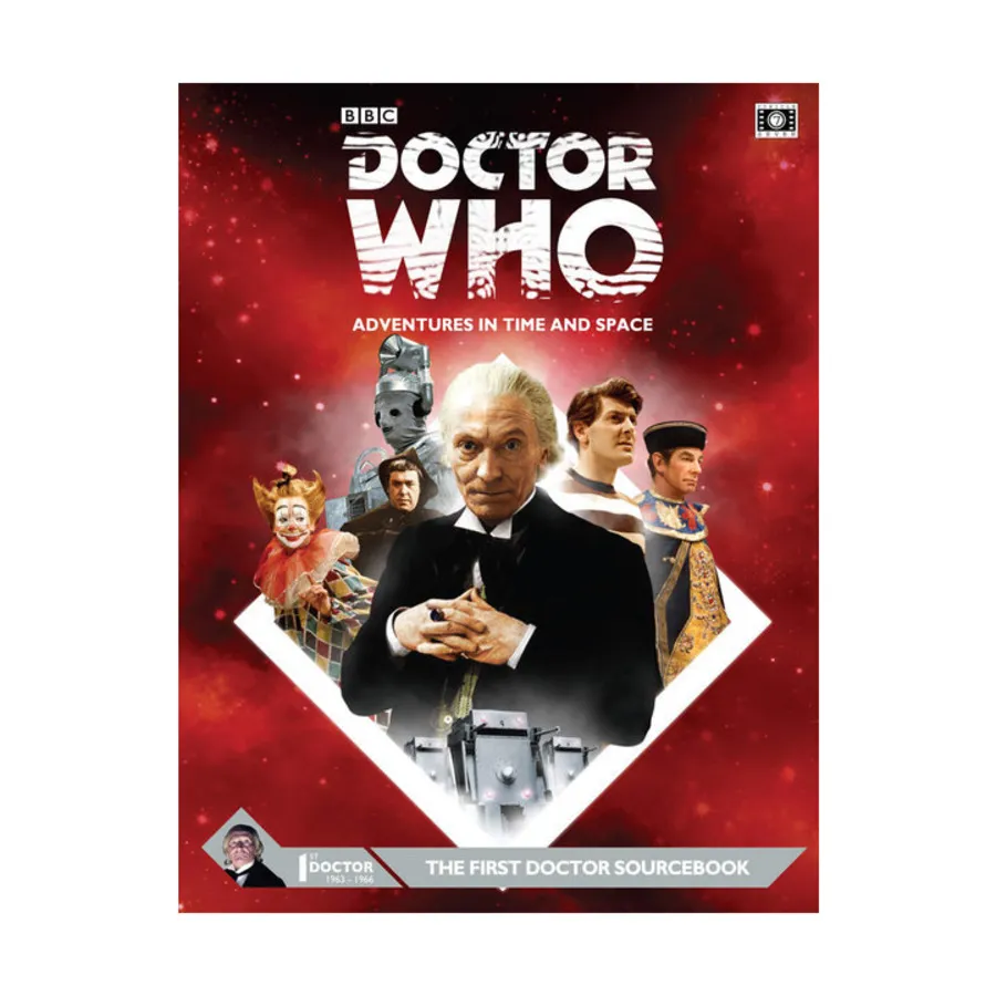 First Doctor Sourcebook, Doctor Who - The Roleplaying Game (Cubicle Seven), твердый переплет
First Doctor Sourcebook, Doctor Who - The Roleplaying Game (Cubicle Seven), твердый переплет
