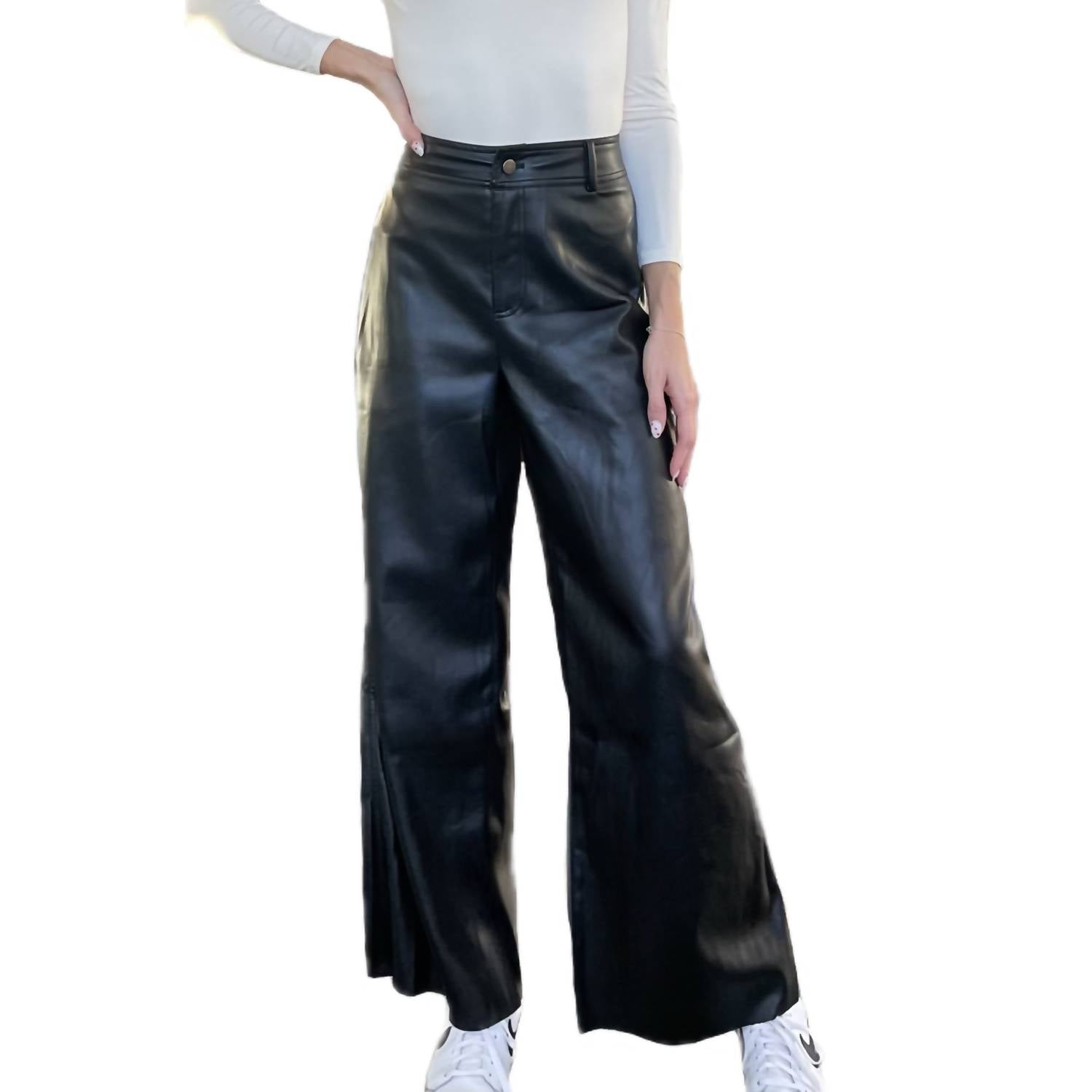 Кожаные штаны черного цвета Mustard Seed
Кожаные штаны черного цвета Mustard Seed