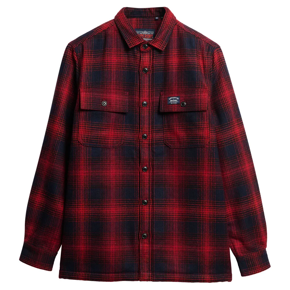 Верхняя рубашка Superdry Wool Miller, красный
Верхняя рубашка Superdry Wool Miller, красный