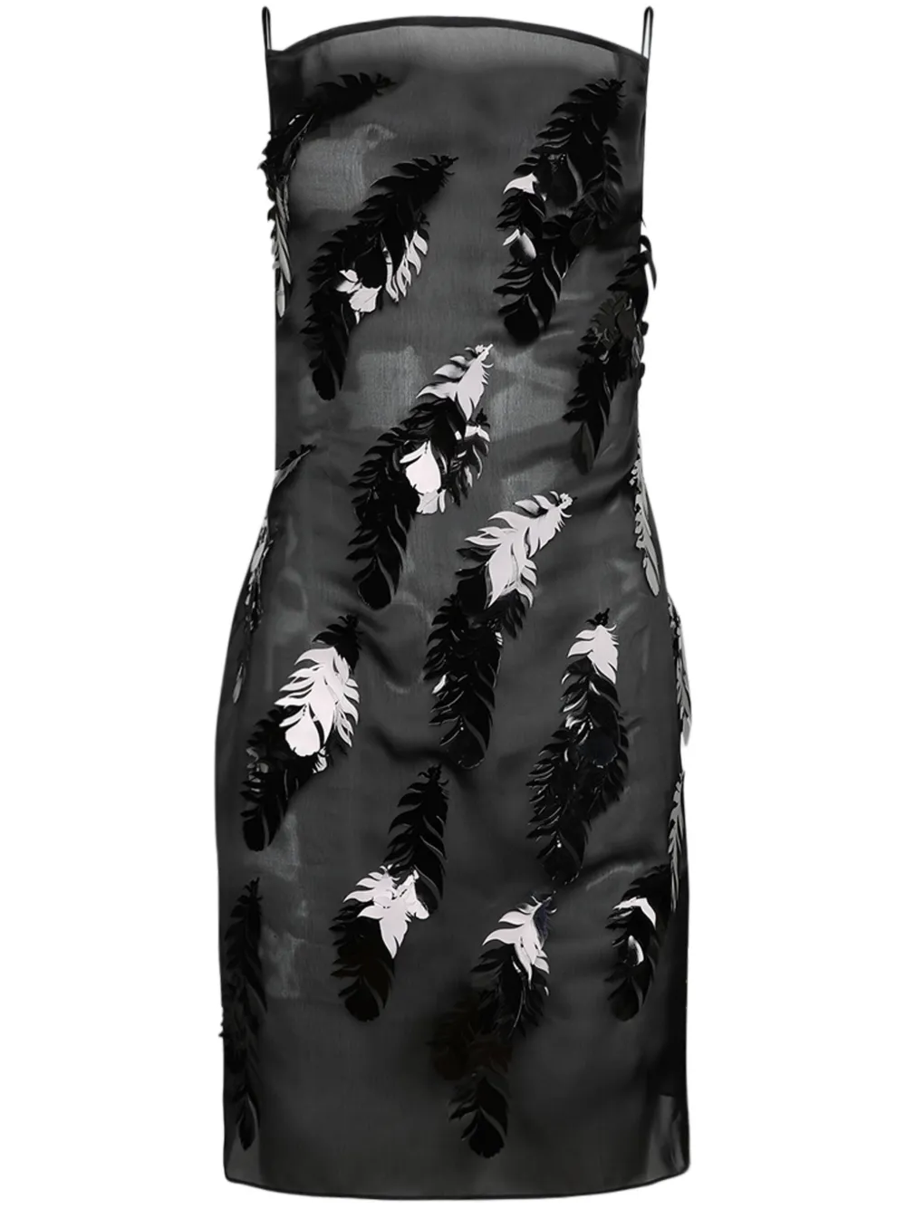 Декорированное платье-комбинация мини COPERNI, черный
Декорированное платье-комбинация мини COPERNI, черный