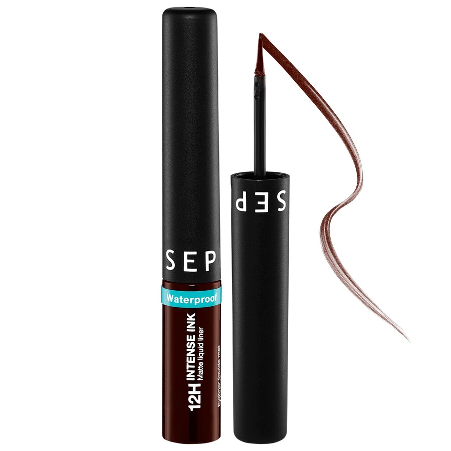 Жидкая водостойкая подводка для глаз с фетровым наконечником, обеспечивающая стойкость до 12 часов. SEPHORA COLLECTION, 0.09 oz /2.8 g, 02 Chocolate Brown
Жидкая водостойкая подводка для глаз с фетровым наконечником, обеспечивающая стойкость до 12 часов. SEPHORA COLLECTION, 0.09 oz /2.8 g, 02 Chocolate Brown