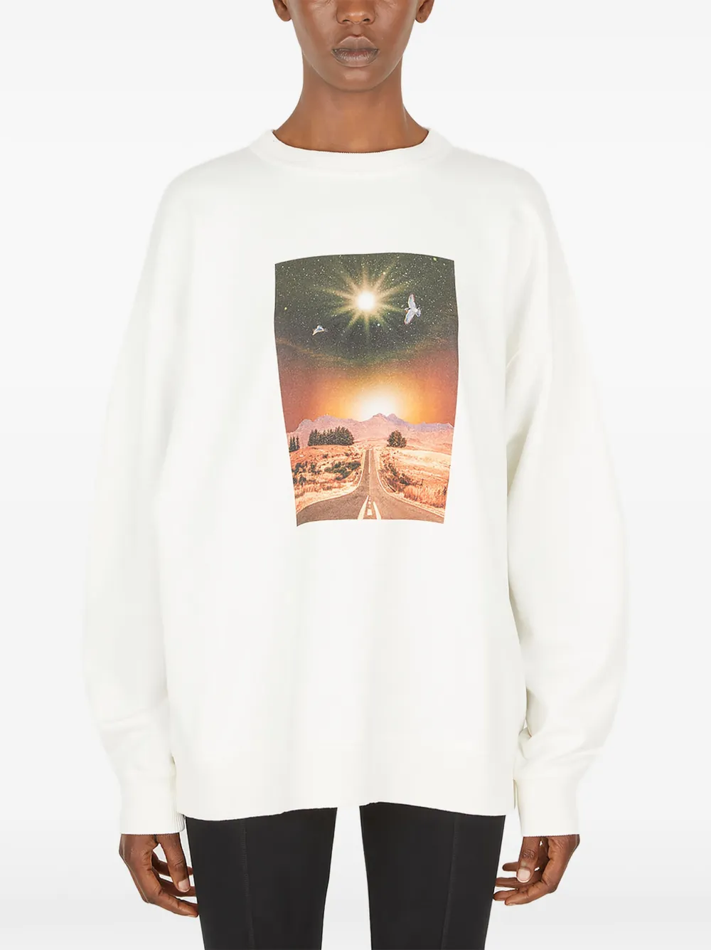 Толстовка с графическим принтом Rodebjer, белый
Толстовка с графическим принтом Rodebjer, белый