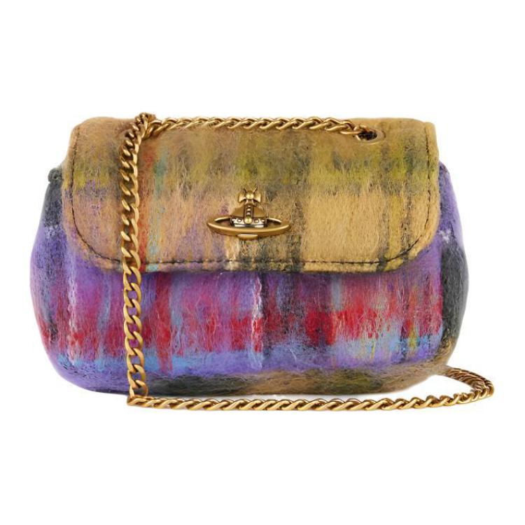 Vivienne Westwood Шерстяной кошелёк Женская наплечная сумка Маленькая поясная сумка Жёлтый и фиолетовый
Vivienne Westwood Шерстяной кошелёк Женская наплечная сумка Маленькая поясная сумка Жёлтый и фиолетовый