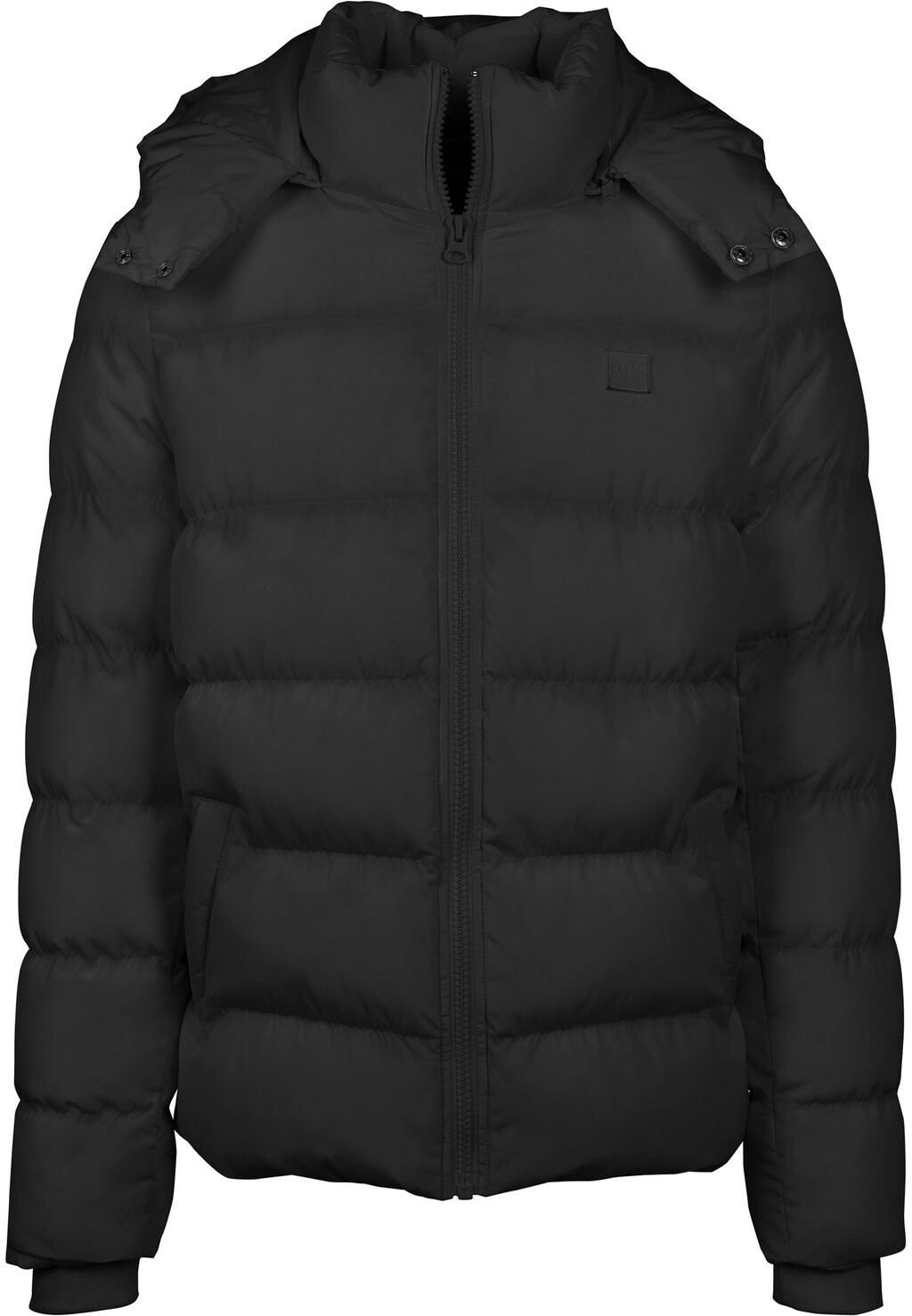 Зимняя куртка HOODED PUFFER Urban Classics, цвет black 
Зимняя куртка HOODED PUFFER Urban Classics, цвет black