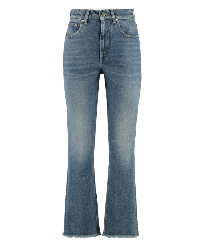 Укороченные джинсы с вышитыми нашивками Golden Goose, синий
Укороченные джинсы с вышитыми нашивками Golden Goose, синий