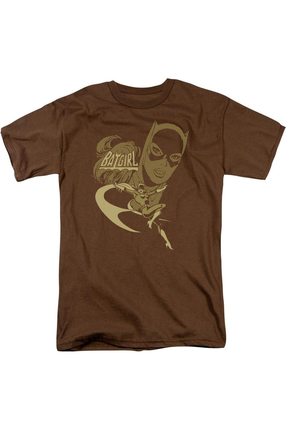 Футболка с коротким рукавом для взрослых DC Comics Flying Batgirl Gildan, цвет coffee
Футболка с коротким рукавом для взрослых DC Comics Flying Batgirl Gildan, цвет coffee