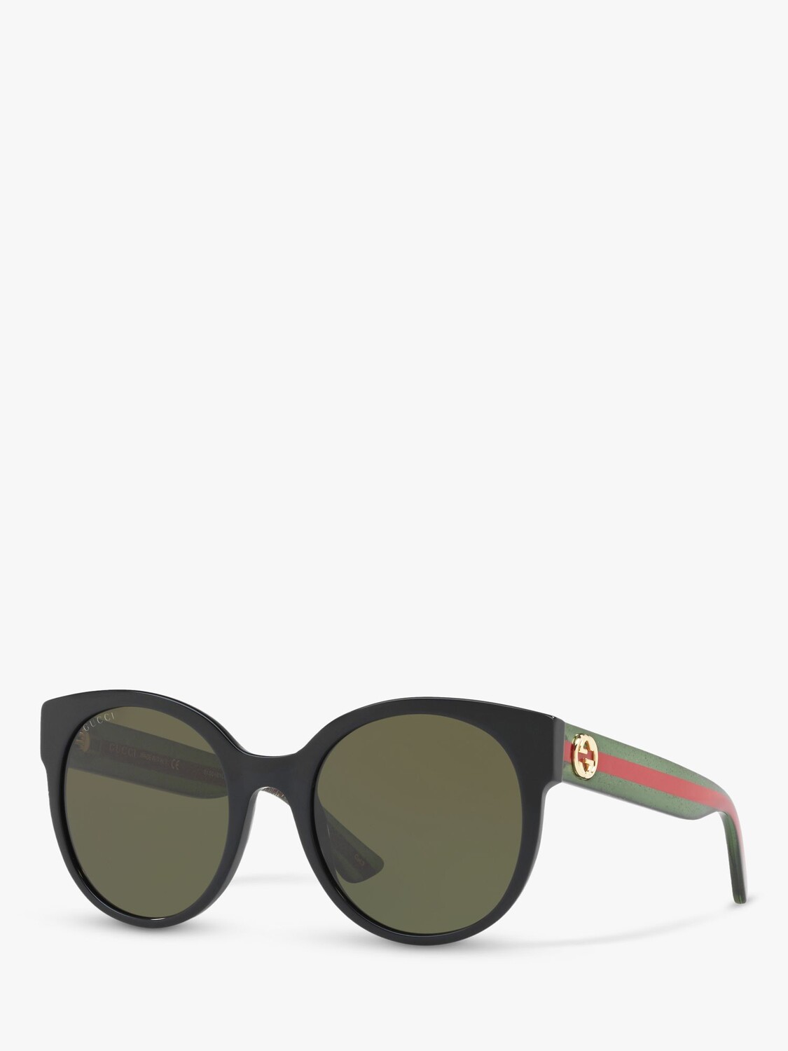 Женские круглые солнцезащитные очки Gucci GG0035SN, черные/зеленые
Женские круглые солнцезащитные очки Gucci GG0035SN, черные/зеленые