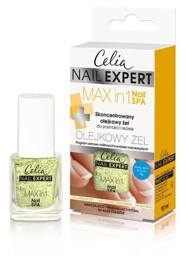 Концентрированный масляный гель для ногтей и кутикулы Max in 1 Nail SPA, 10 мл Celia, Nail Expert
Концентрированный масляный гель для ногтей и кутикулы Max in 1 Nail SPA, 10 мл Celia, Nail Expert