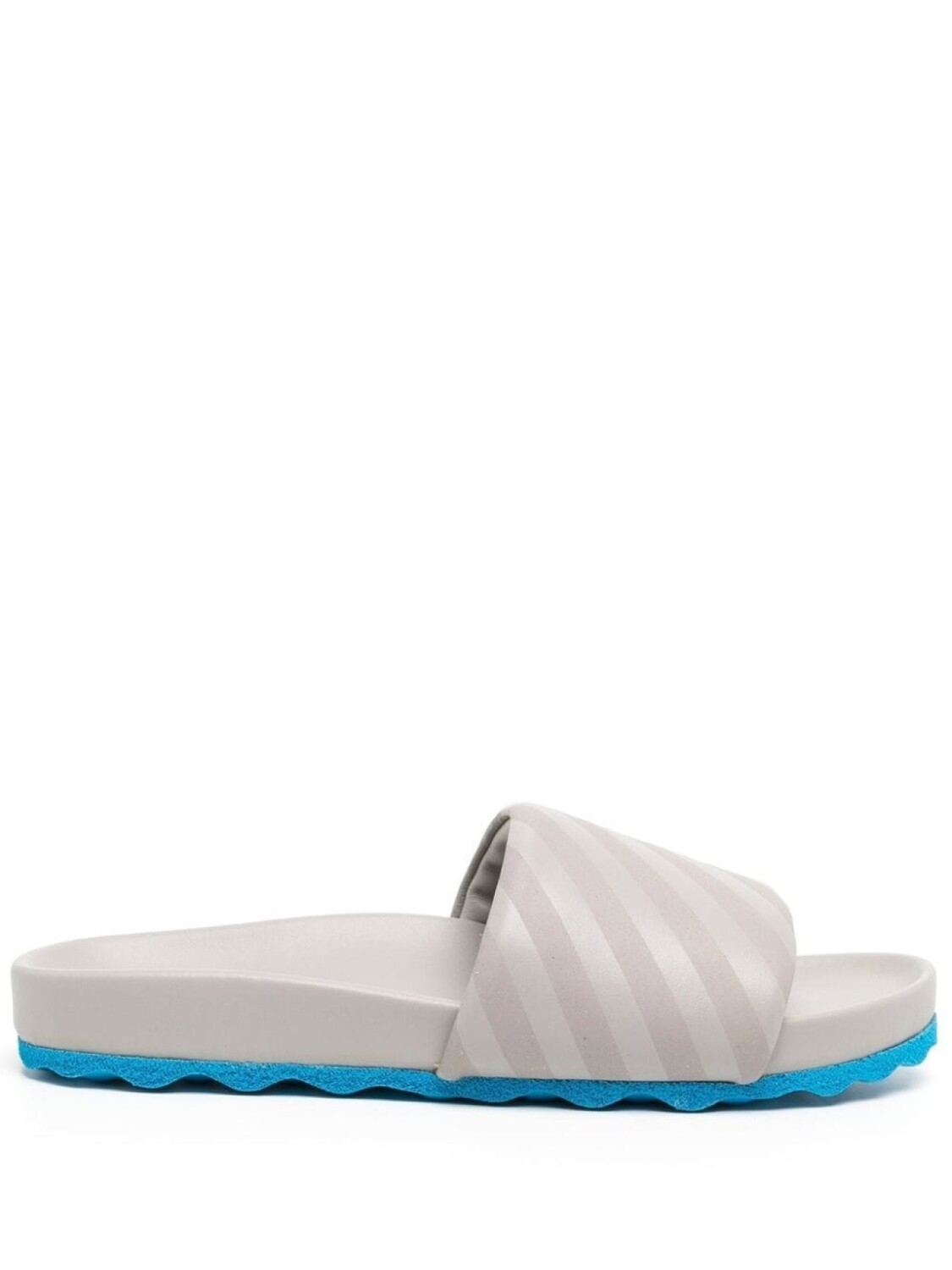 Шлепанцы с полосками Diag Off-White, серый
Шлепанцы с полосками Diag Off-White, серый