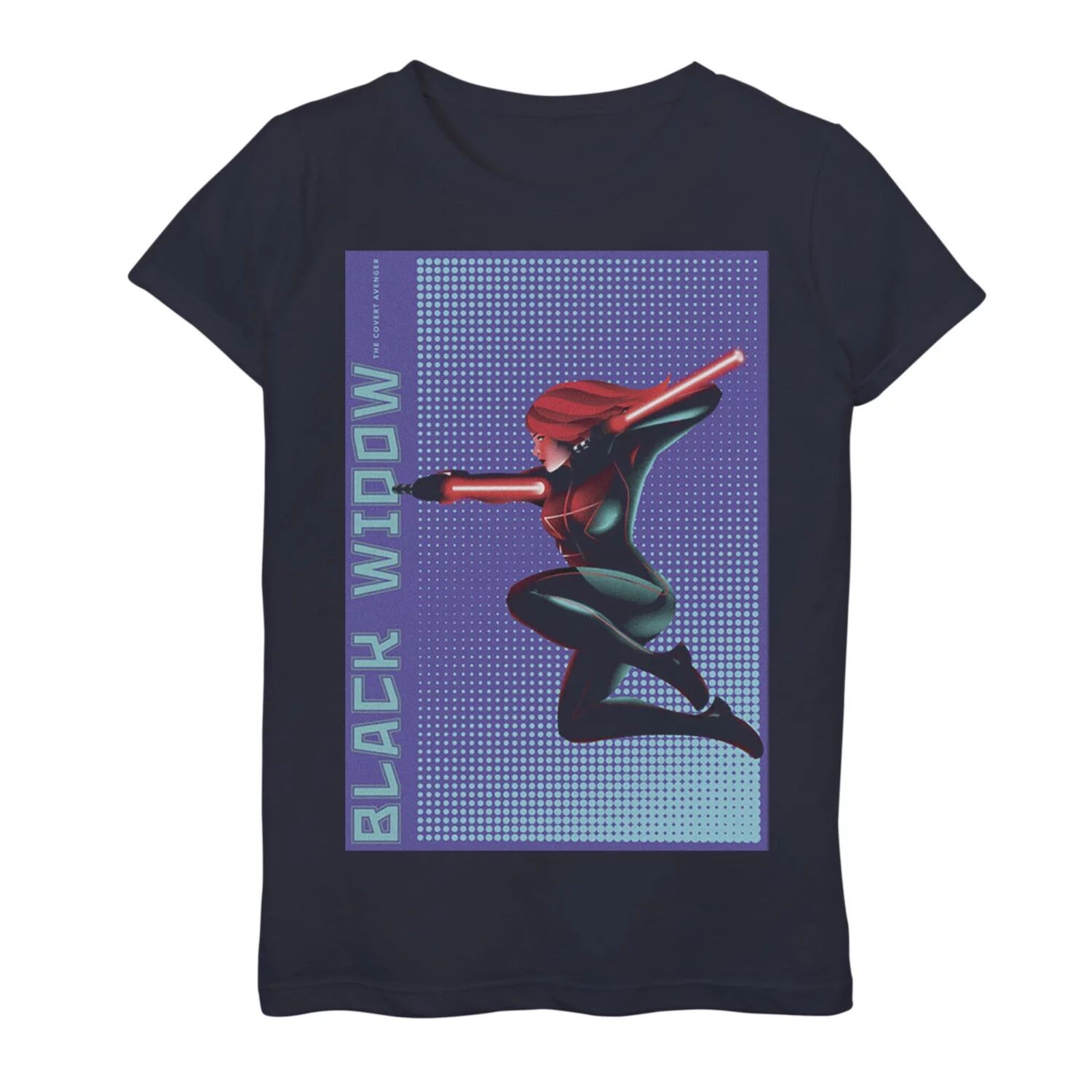 Футболка с графическим плакатом Marvel Black Widow для девочек 7–16 лет в полутонах в стиле поп-арт Marvel
Футболка с графическим плакатом Marvel Black Widow для девочек 7–16 лет в полутонах в стиле поп-арт Marvel