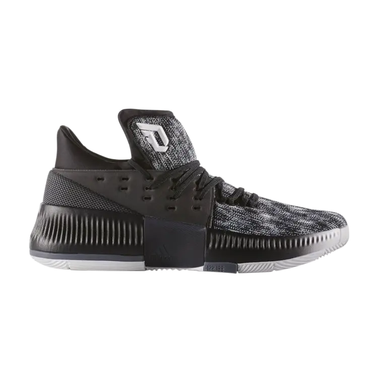 Кроссовки Adidas Dame 3, черный/серый 
Кроссовки Adidas Dame 3, черный/серый