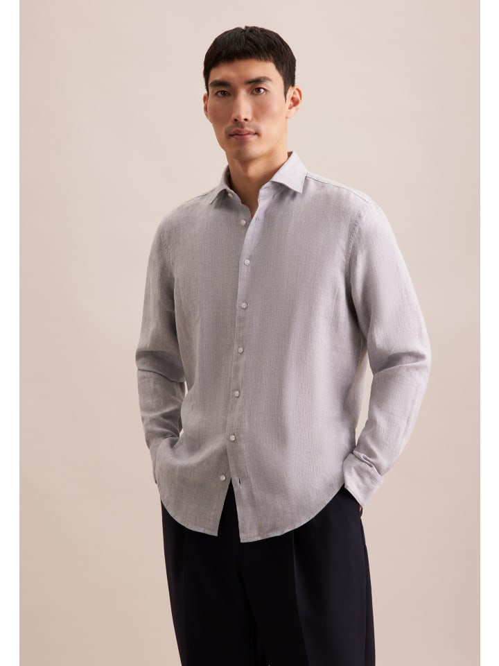 Рубашка Seidensticker, серый
Рубашка Seidensticker, серый