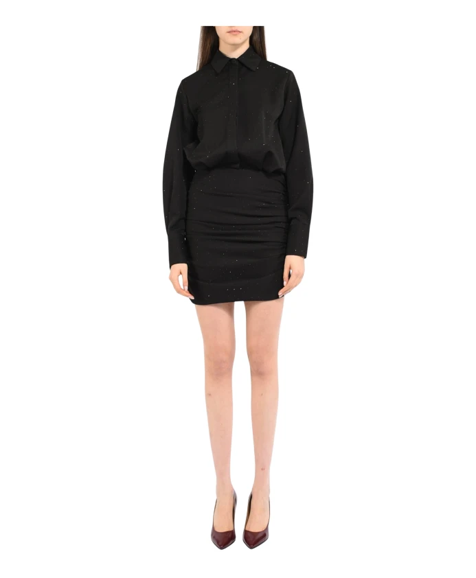 Платье, полностью расшитое стразами. Actualee, черный
Платье, полностью расшитое стразами. Actualee, черный