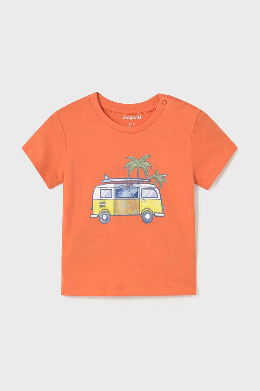 Футболка из хлопка для детей Mayoral, оранжевый
Футболка из хлопка для детей Mayoral, оранжевый