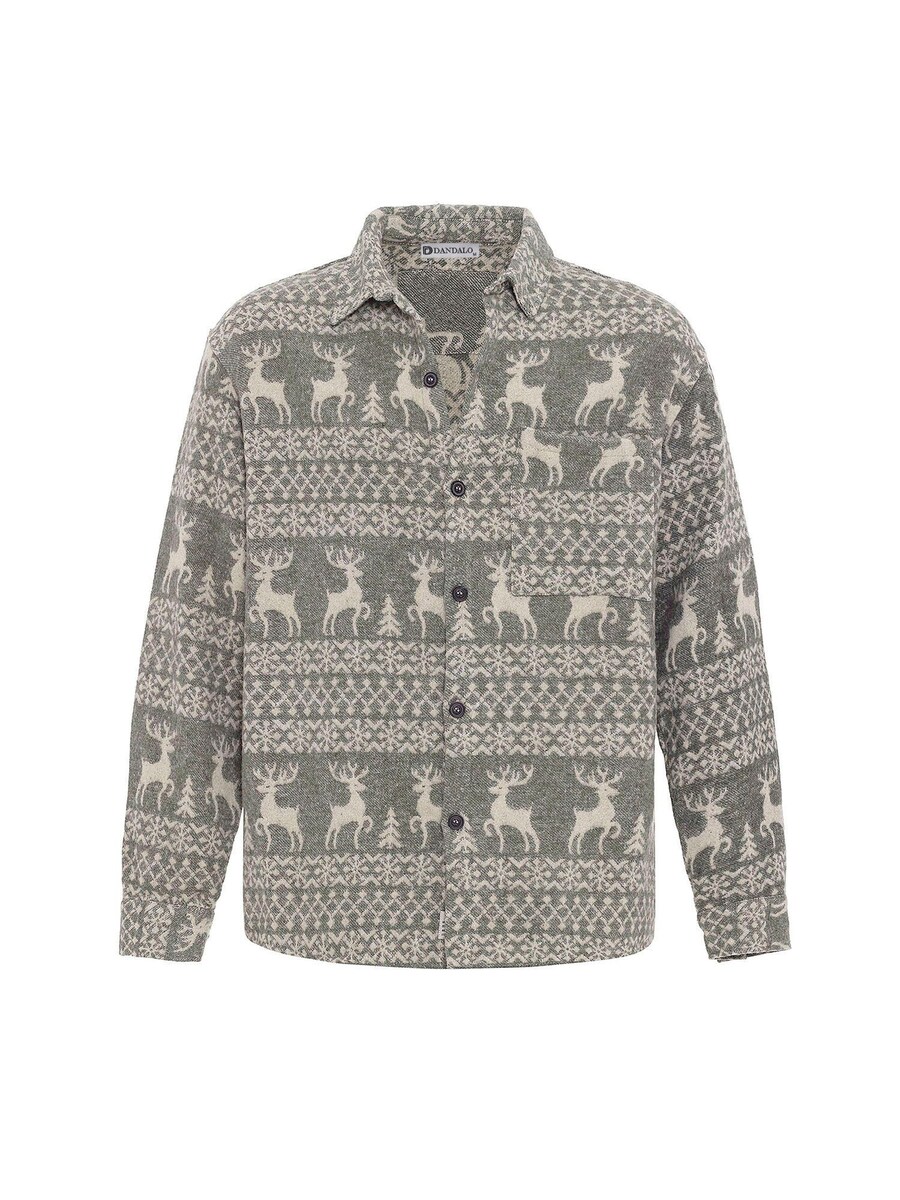 Удобная рубашка на пуговицах Dandalo Leonardo, хаки
Удобная рубашка на пуговицах Dandalo Leonardo, хаки