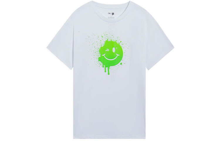 Футболка для скейтбординга унисекс белая Lining, белый
Футболка для скейтбординга унисекс белая Lining, белый