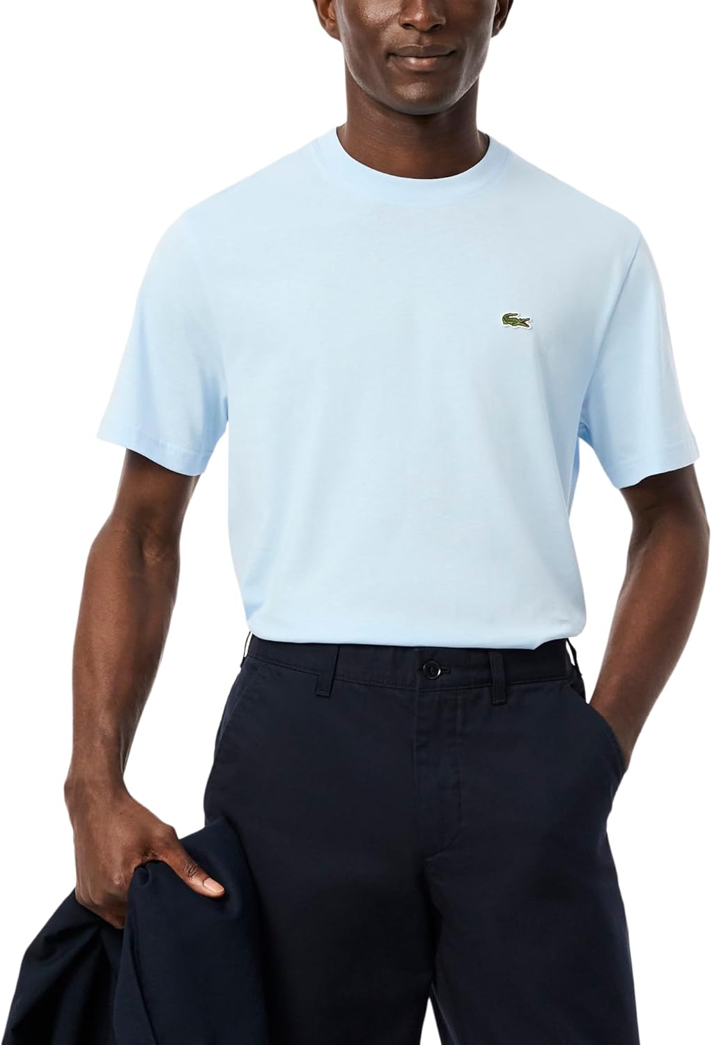 Мужская хлопковая футболка с логотипом Lacoste, Light Blue, Синий, Мужская хлопковая футболка с логотипом Lacoste, Light Blue
Мужская хлопковая футболка с логотипом Lacoste, Light Blue, Синий, Мужская хлопковая футболка с логотипом Lacoste, Light Blue