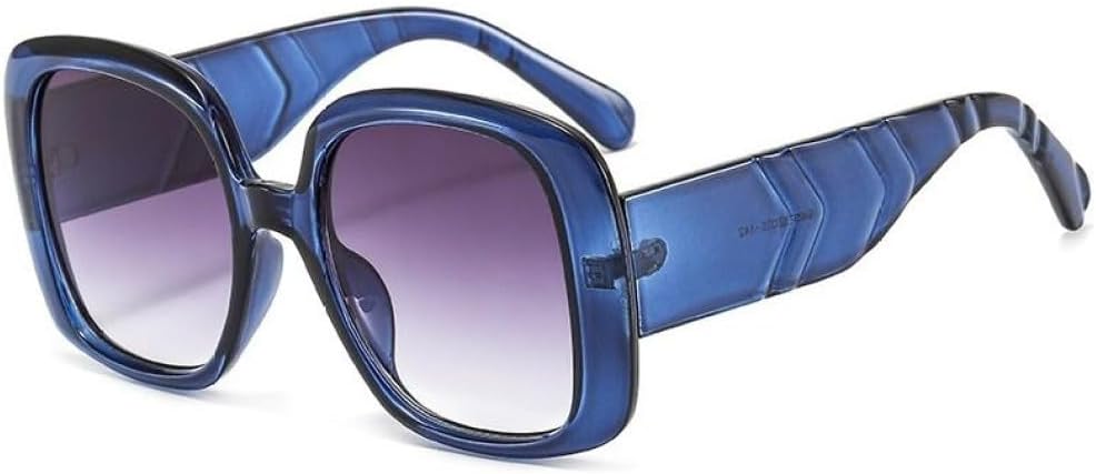 Солнцезащитные очки большого размера 2027 года в винтажном стиле для женщин, модные солнцезащитные очки с защитой от УФ-излучения UV400 для мужчин и женщин MTZJH, Blue
Солнцезащитные очки большого размера 2027 года в винтажном стиле для женщин, модные солнцезащитные очки с защитой от УФ-излучения UV400 для мужчин и женщин MTZJH, Blue