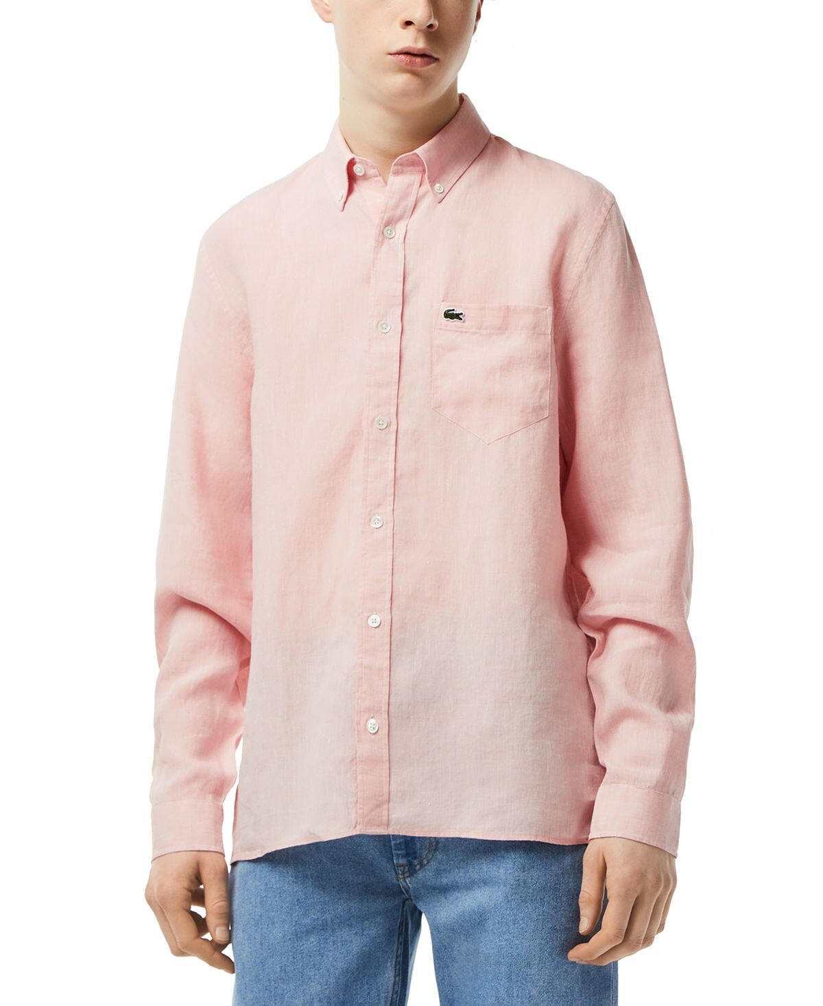 Мужская льняная рубашка обычного кроя Lacoste
Мужская льняная рубашка обычного кроя Lacoste