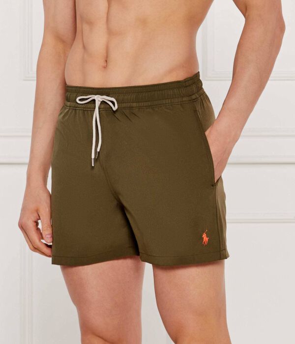 Шорты для плавания Slim fit Polo Ralph Lauren, серый 
Шорты для плавания Slim fit Polo Ralph Lauren, серый