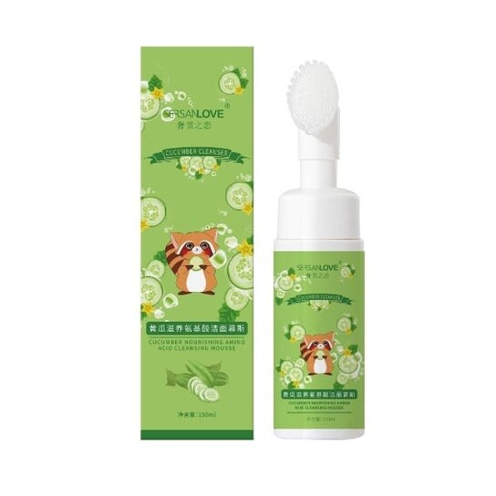 Очищающая пенка для лица с экстрактом огурца, 150 мл Sersanlove, Cucumber Nourishing Amino Acid Cleansing Mousse
Очищающая пенка для лица с экстрактом огурца, 150 мл Sersanlove, Cucumber Nourishing Amino Acid Cleansing Mousse