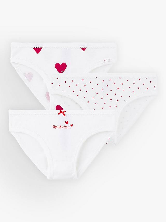 Детские трусики Heart из органического хлопка Petit Bateau, Pack of 3, Marshmallow/Terkuit
Детские трусики Heart из органического хлопка Petit Bateau, Pack of 3, Marshmallow/Terkuit