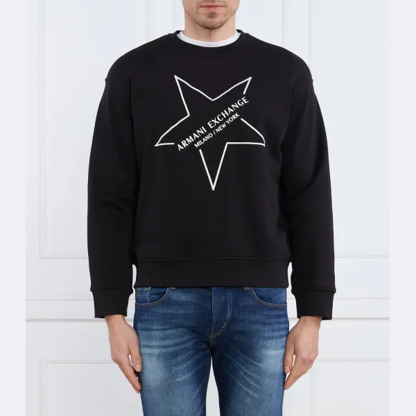 Толстовка обычного кроя Armani Exchange, черный
Толстовка обычного кроя Armani Exchange, черный