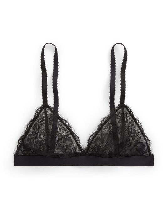 Треугольный бюстгальтер без косточек Polo Ralph Lauren, черный 
Треугольный бюстгальтер без косточек Polo Ralph Lauren, черный