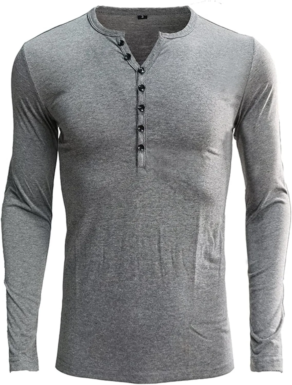 Mens Henley T-Shirt Casual Stylish Long Sleeve Tee Solid Lightweight Basic Fall Fashion Slim Fit Tops evzosrz
Mens Henley T-Shirt Casual Stylish Long Sleeve Tee Solid Lightweight Basic Fall Fashion Slim Fit Tops evzosrz