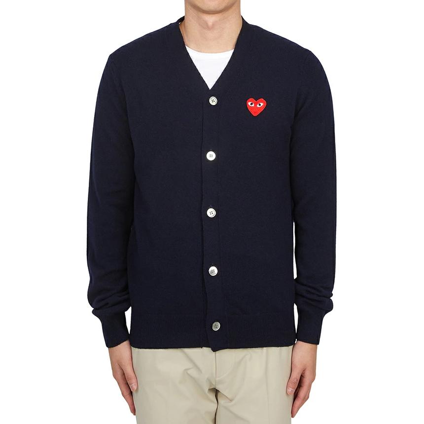 CDG Play Вязаный свитер мужской морской синий
CDG Play Вязаный свитер мужской морской синий