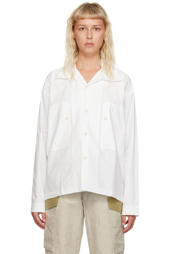 Белая рубашка с накладным карманом Nicholas Daley
Белая рубашка с накладным карманом Nicholas Daley