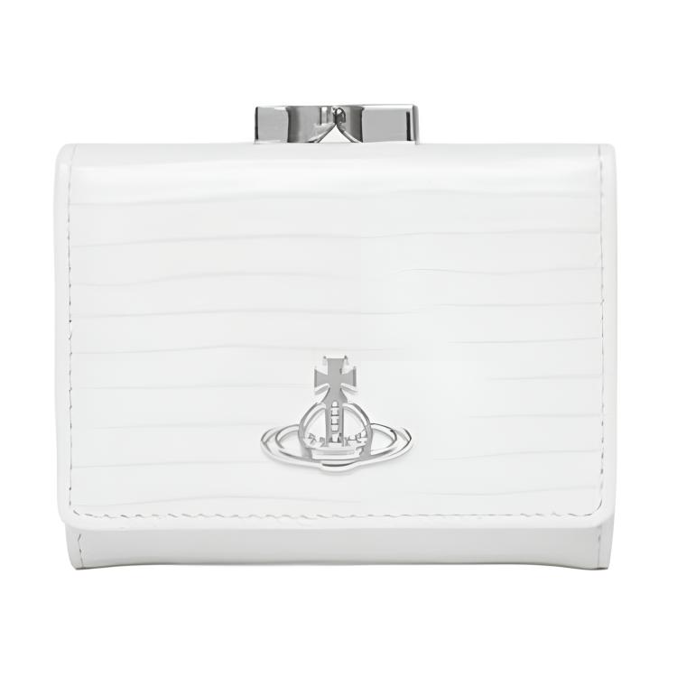 Vivienne Westwood Женский маленький кошелёк из телячьей кожи белый
Vivienne Westwood Женский маленький кошелёк из телячьей кожи белый