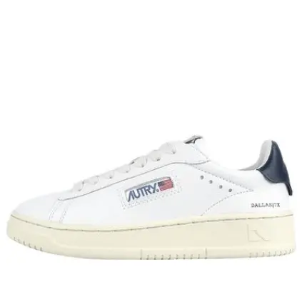 Кроссовки dallas leather low 'white navy' Autry, белый 
Кроссовки dallas leather low 'white navy' Autry, белый