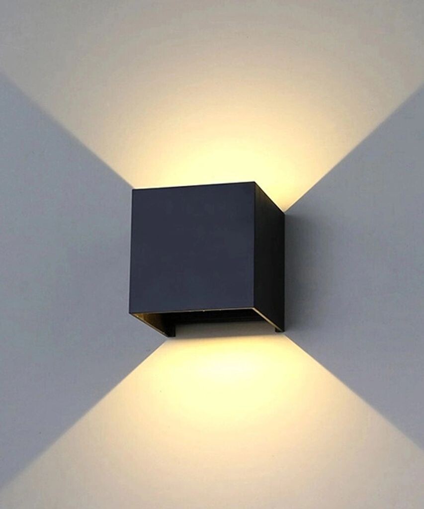 Настенный светильник LEDOM CUBE LED 2x3W (6W) 3000K теплый белый 450lm IP54 водонепроницаемый прожектор вверх вниз кубическая лампа для снаружи и внутри черный LED-Line
Настенный светильник LEDOM CUBE LED 2x3W (6W) 3000K теплый белый 450lm IP54 водонепроницаемый прожектор вверх вниз кубическая лампа для снаружи и внутри черный LED-Line
