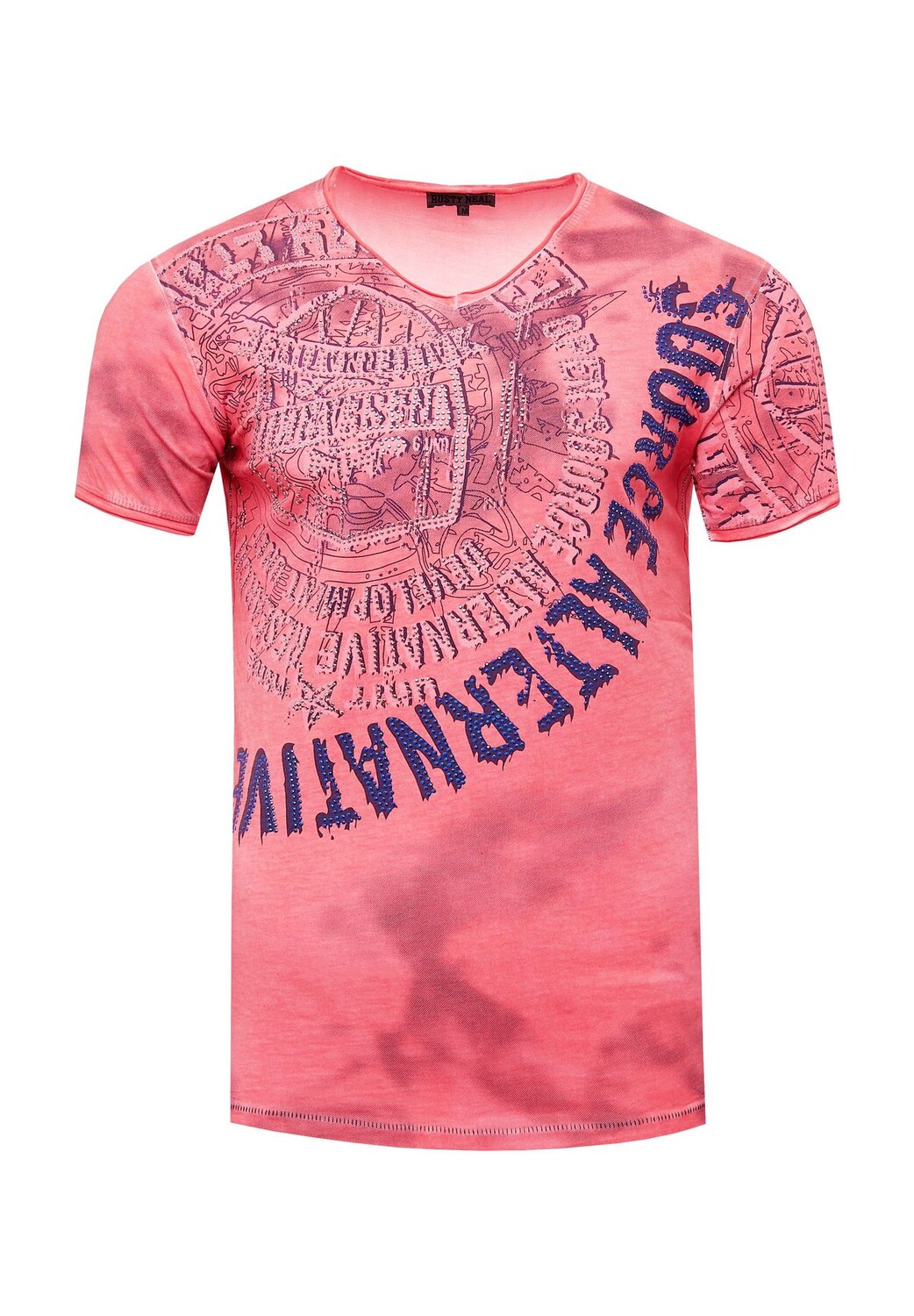 Футболка со стразами и принтом спереди RUSTY NEAL, цвет Koralle
Футболка со стразами и принтом спереди RUSTY NEAL, цвет Koralle