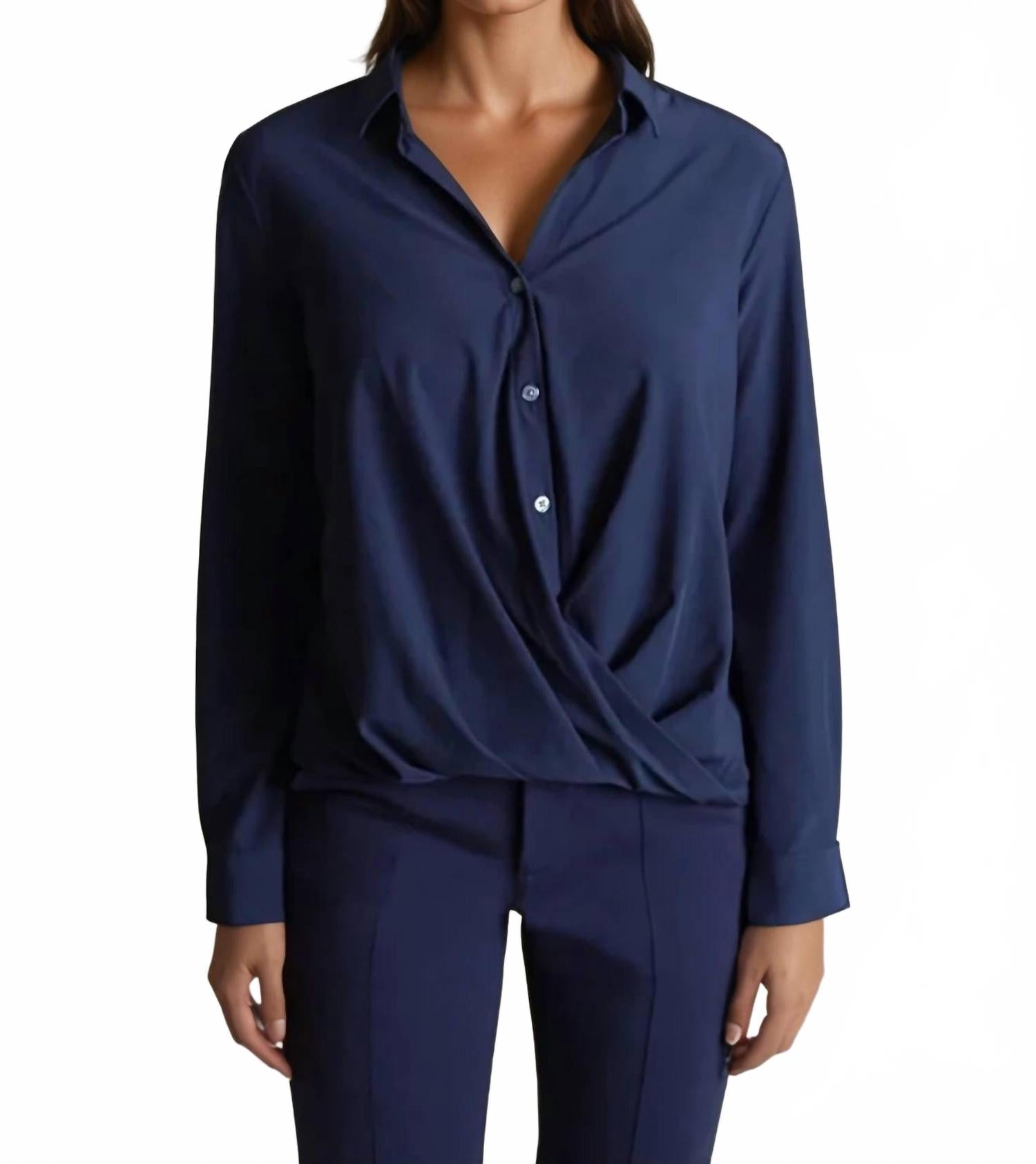 Рубашка Barcelona в темно-синем цвете Buki
Рубашка Barcelona в темно-синем цвете Buki