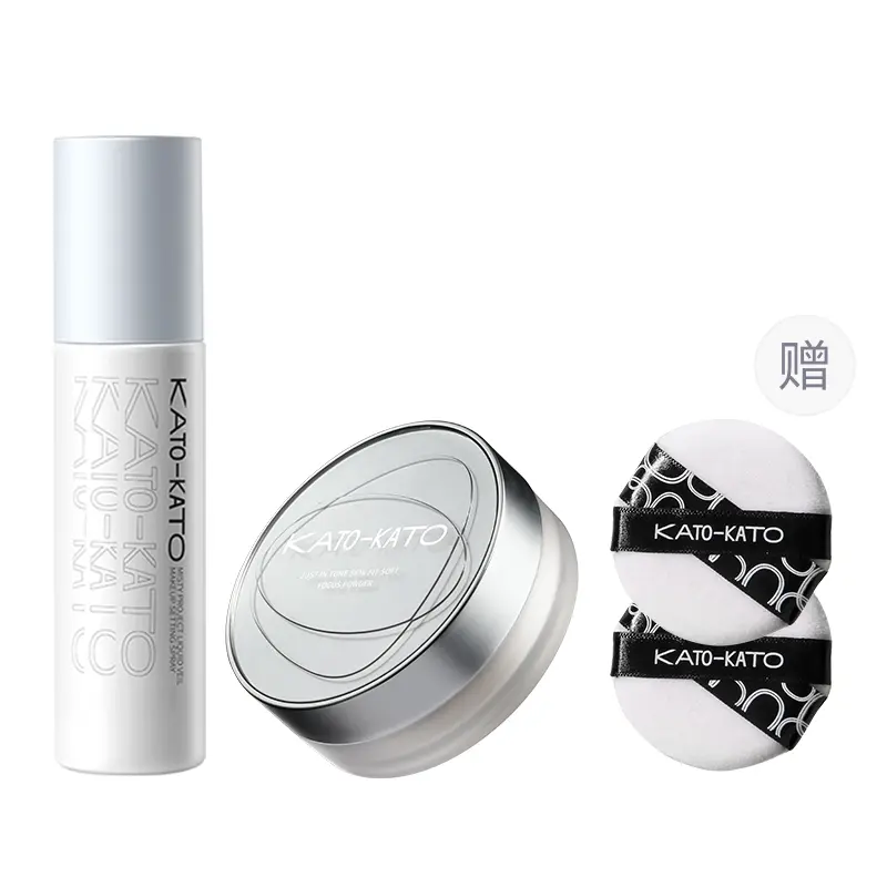 KATO рассыпчатая пудра, спрей-фиксатор макияжа набор для макияжа контроль жирного блеска без переноса коррекция тона кожи 100мл+6,5г/100мл+8г KATO-KATO
KATO рассыпчатая пудра, спрей-фиксатор макияжа набор для макияжа контроль жирного блеска без переноса коррекция тона кожи 100мл+6,5г/100мл+8г KATO-KATO