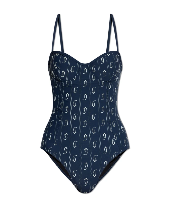 Купальник Balconette Tory Burch, синий
Купальник Balconette Tory Burch, синий