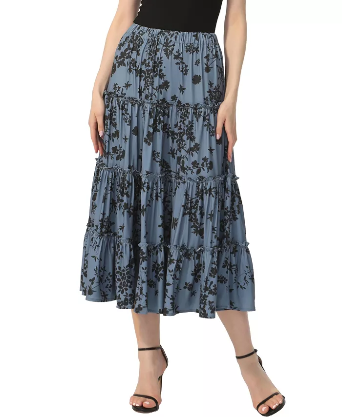 Женская многоярусная юбка миди kimi + kai, синий
Женская многоярусная юбка миди kimi + kai, синий