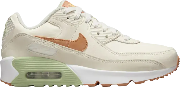Кроссовки Air Max 90 Leather GS 'Pale Ivory Honeydew', кремовый
Кроссовки Air Max 90 Leather GS 'Pale Ivory Honeydew', кремовый